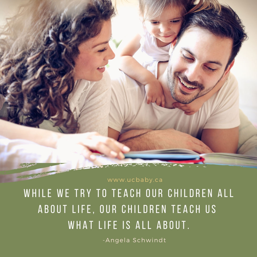 UC Baby Motherhood Quote 122019 - What Life is About